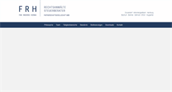 Desktop Screenshot of frh-recht.de