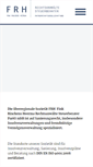 Mobile Screenshot of frh-recht.de